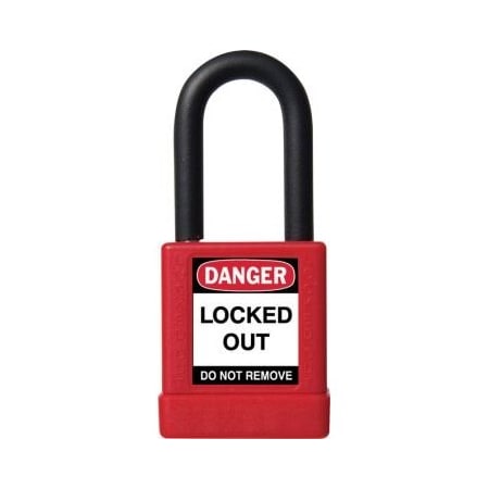 Accuform BRASS BODY PADLOCKS BODY HEIGHT 1 KDL450RD KDL450RD